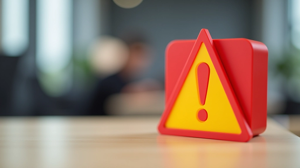 Warning symbol and security alert icons representing digital threats and phishing attempts in mobile payment environment